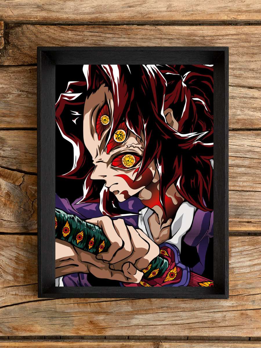 Demon Slayer Kokushibo Anime Poster Çerçevesiz Yüksek Kalite Anime Duvar Poster