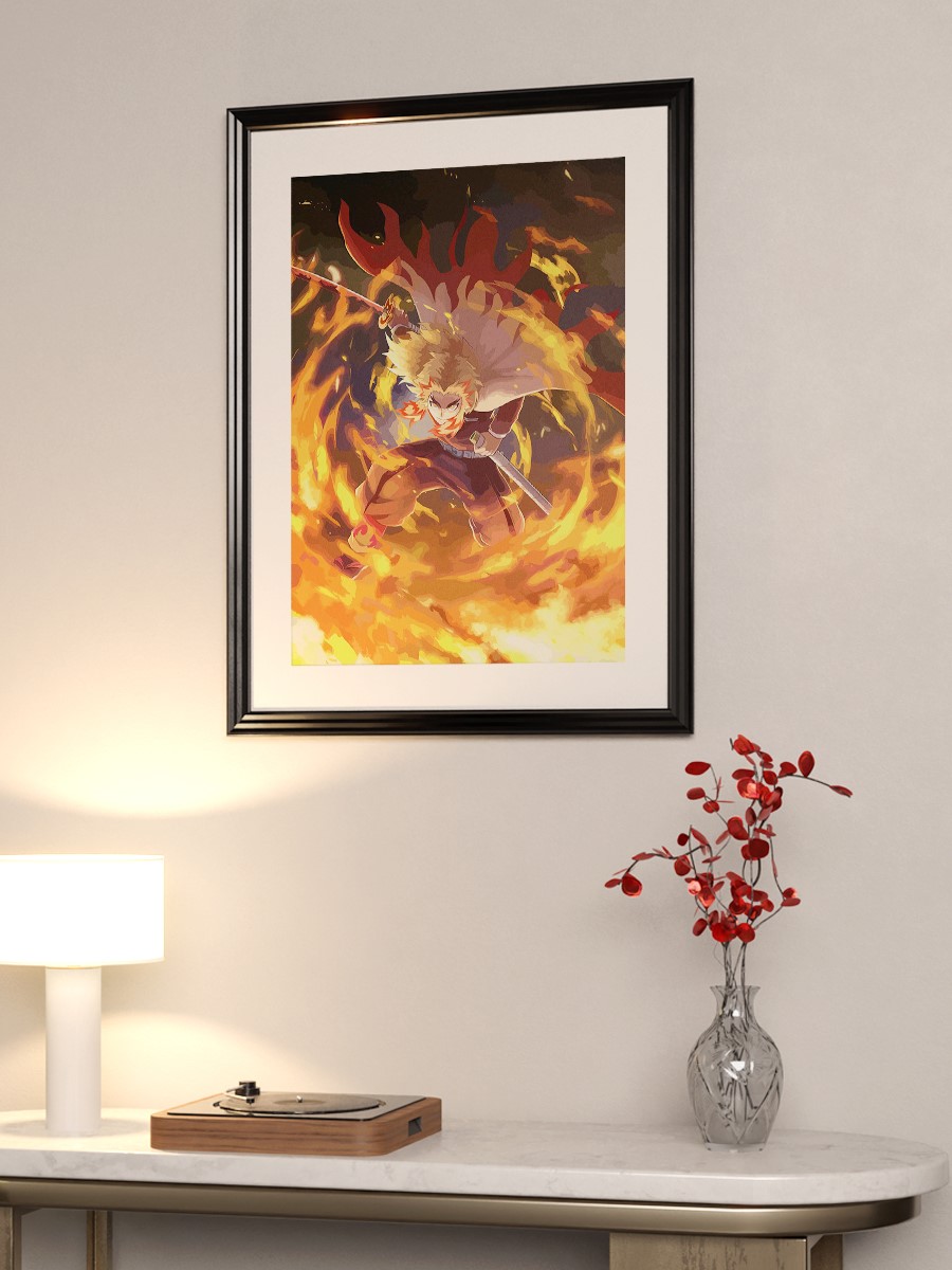 Demon Slayer Anime Poster Çerçevesiz Yüksek Kalite Anime Duvar Poster