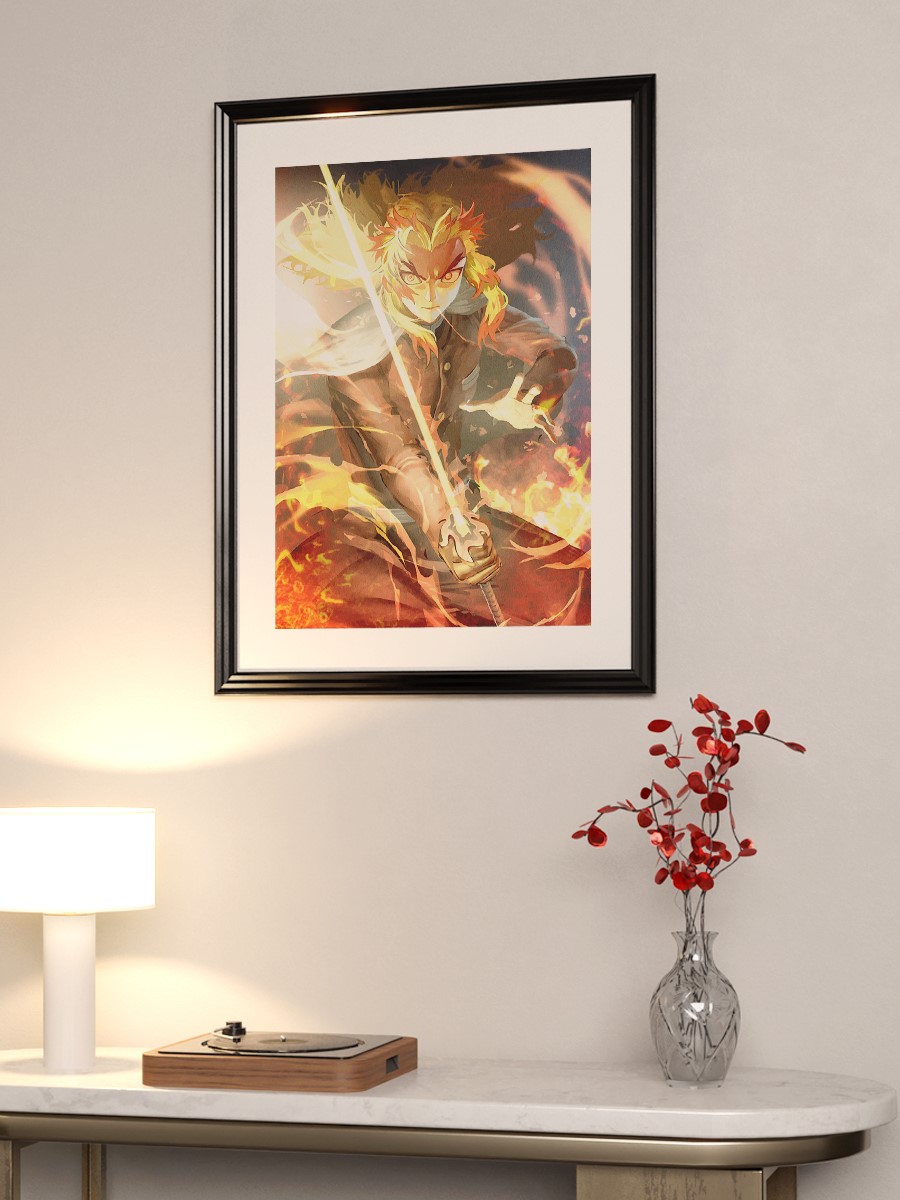 Demon Slayer Anime Poster Çerçevesiz Yüksek Kalite Anime Duvar Poster