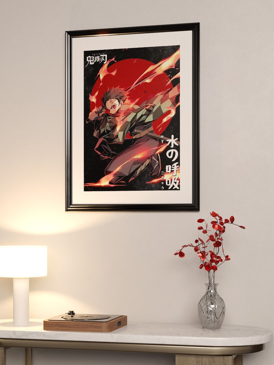 Demon Slayer Anime Poster Çerçevesiz Yüksek Kalite Anime Duvar Poster