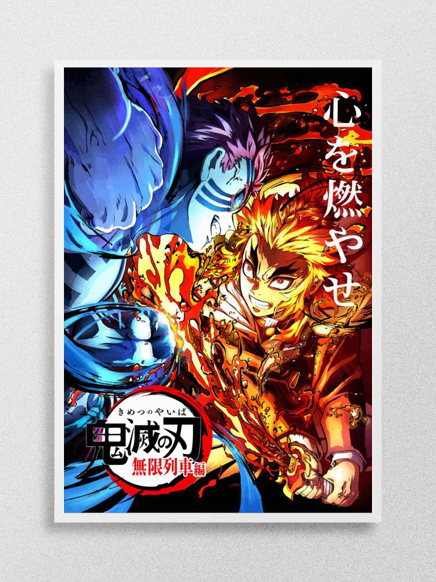 Demon Slayer Anime Poster Çerçevesiz Yüksek Kalite Anime Duvar Poster