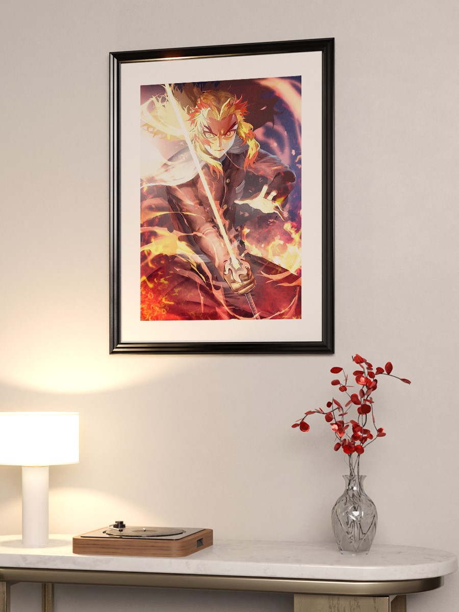 Demon Slayer Anime Poster Çerçevesiz Yüksek Kalite Anime Duvar Poster