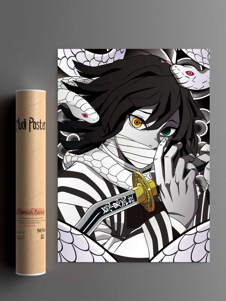 Demon Slayer Anime Poster Çerçevesiz Yüksek Kalite Anime Duvar Poster