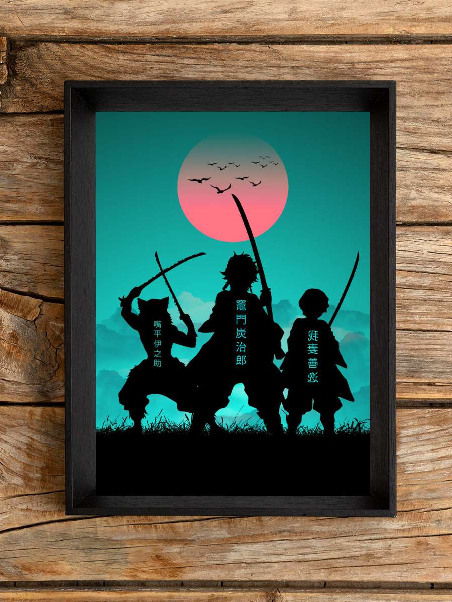 demon slayer Anime Poster Çerçevesiz Yüksek Kalite Anime Duvar Poster