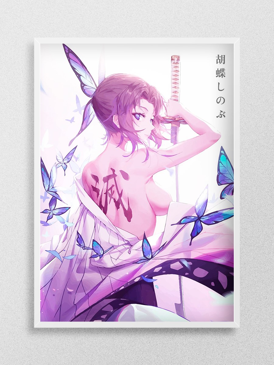 Demon Slayer Anime Poster Çerçevesiz Yüksek Kalite Anime Duvar Poster