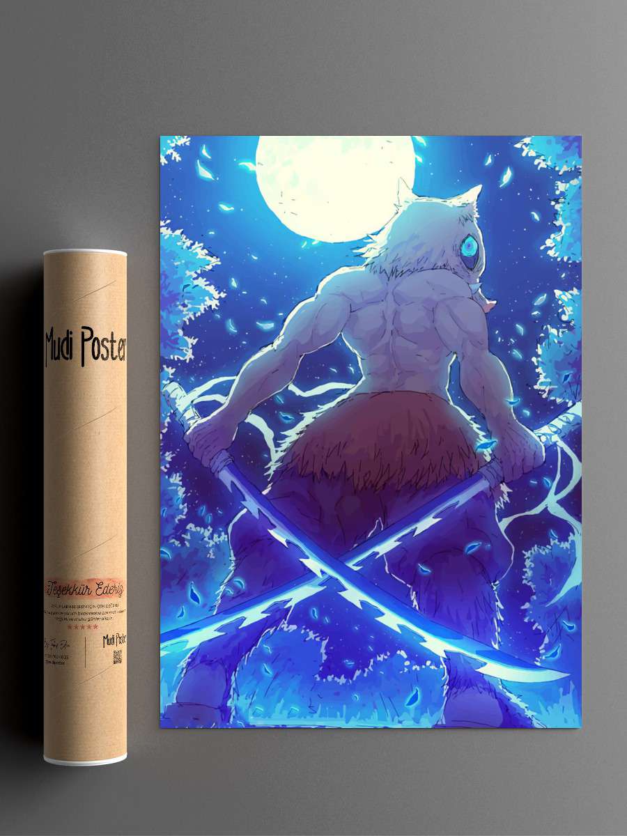 demon slayer Anime Poster Çerçevesiz Yüksek Kalite Anime Duvar Poster