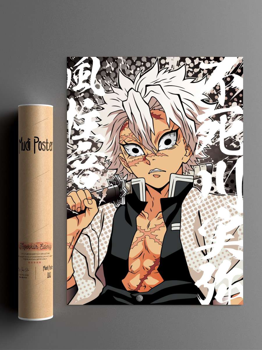 Demon Slayer Anime Poster Çerçevesiz Yüksek Kalite Anime Duvar Poster