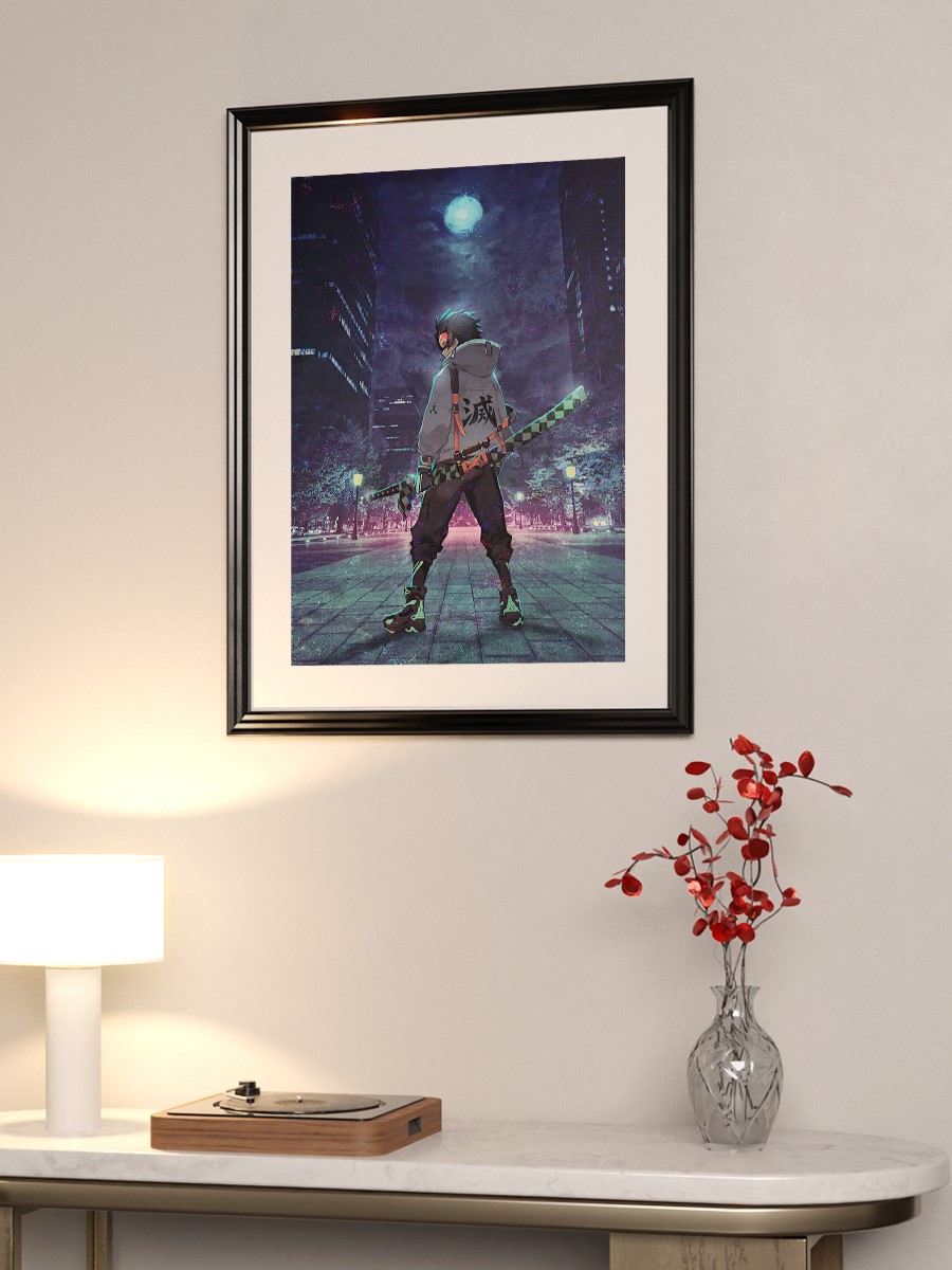 Demon Slayer Anime Poster Çerçevesiz Yüksek Kalite Anime Duvar Poster