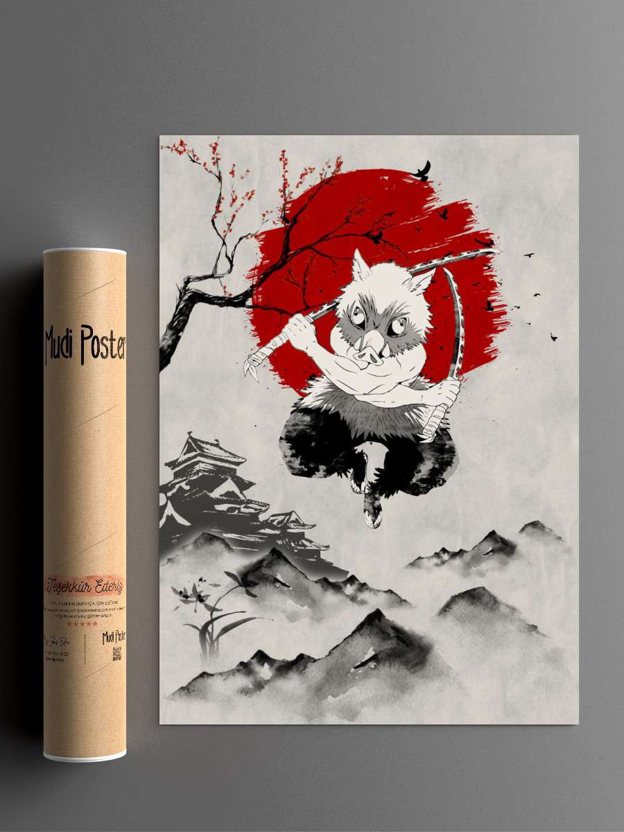 Demon Slayer Anime Poster Çerçevesiz Yüksek Kalite Anime Duvar Poster