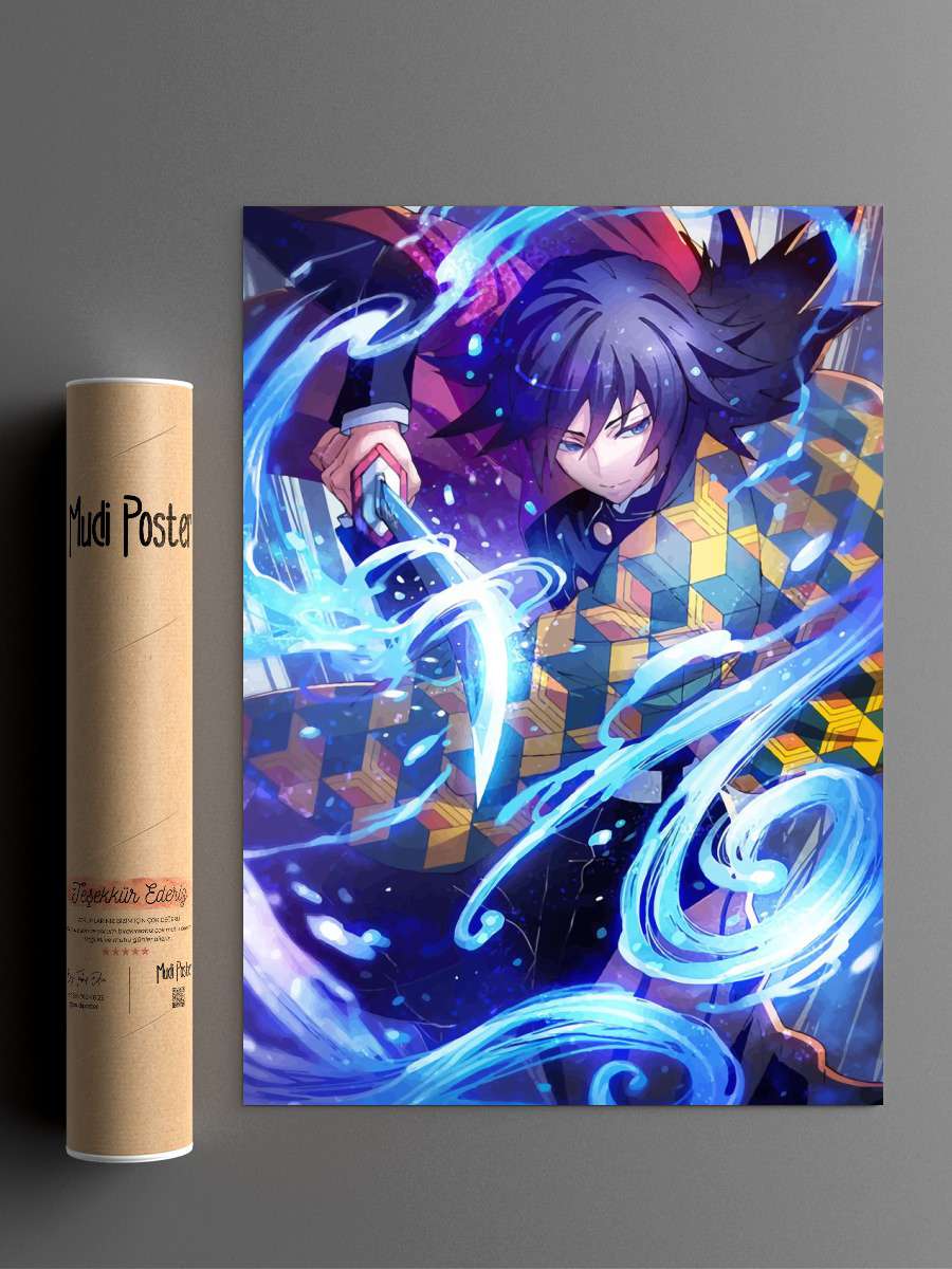 Demon Slayer Anime Poster Çerçevesiz Yüksek Kalite Anime Duvar Poster