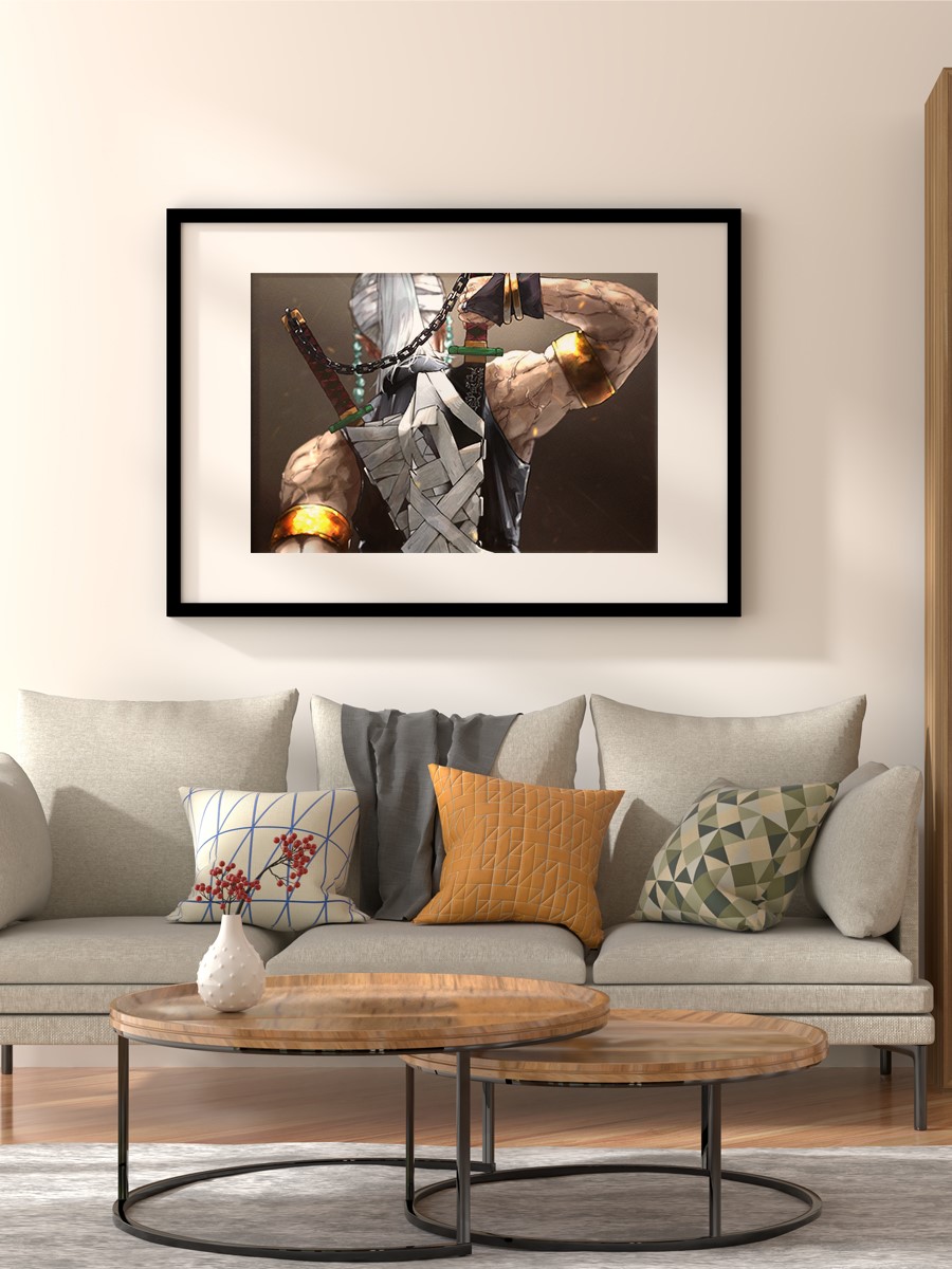 Demon Slayer Anime Poster Çerçevesiz Yüksek Kalite Anime Duvar Poster