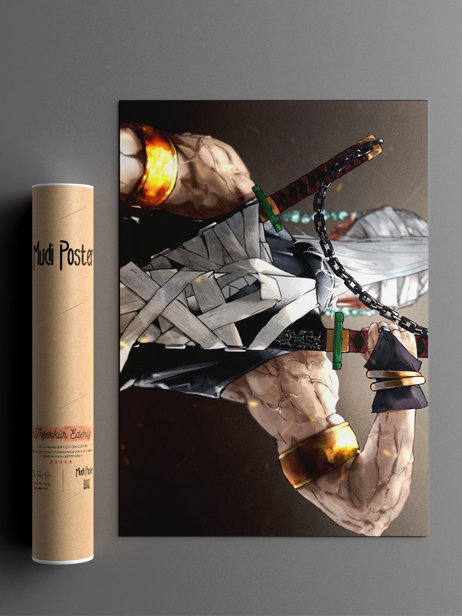 Demon Slayer Anime Poster Çerçevesiz Yüksek Kalite Anime Duvar Poster