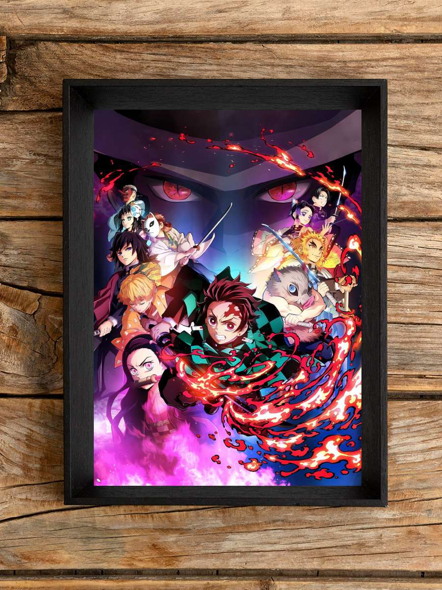Demon Slayer Anime Poster Çerçevesiz Yüksek Kalite Anime Duvar Poster