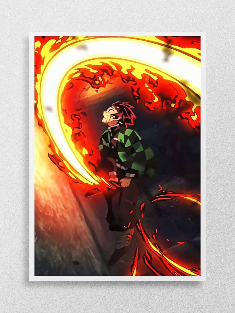 Demon Slayer Anime Poster Çerçevesiz Yüksek Kalite Anime Duvar Poster