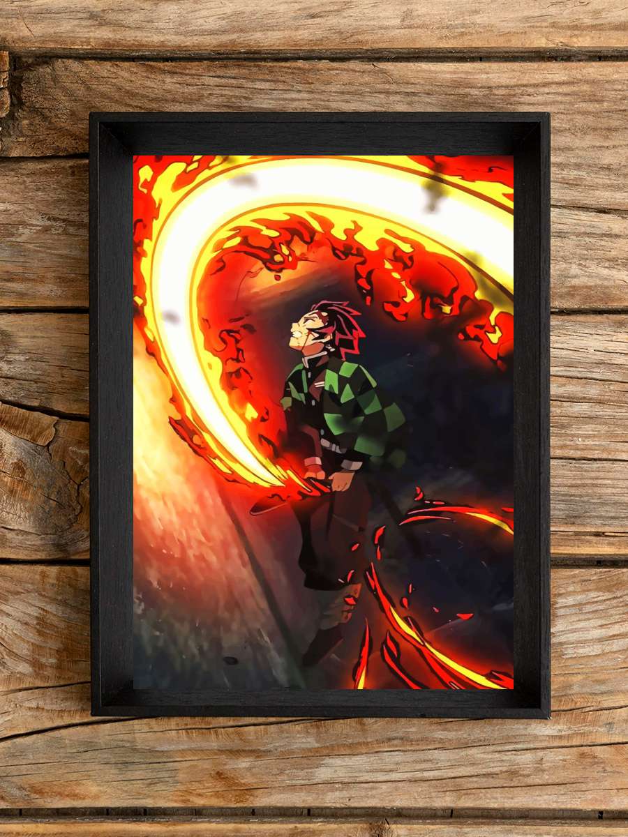 Demon Slayer Anime Poster Çerçevesiz Yüksek Kalite Anime Duvar Poster