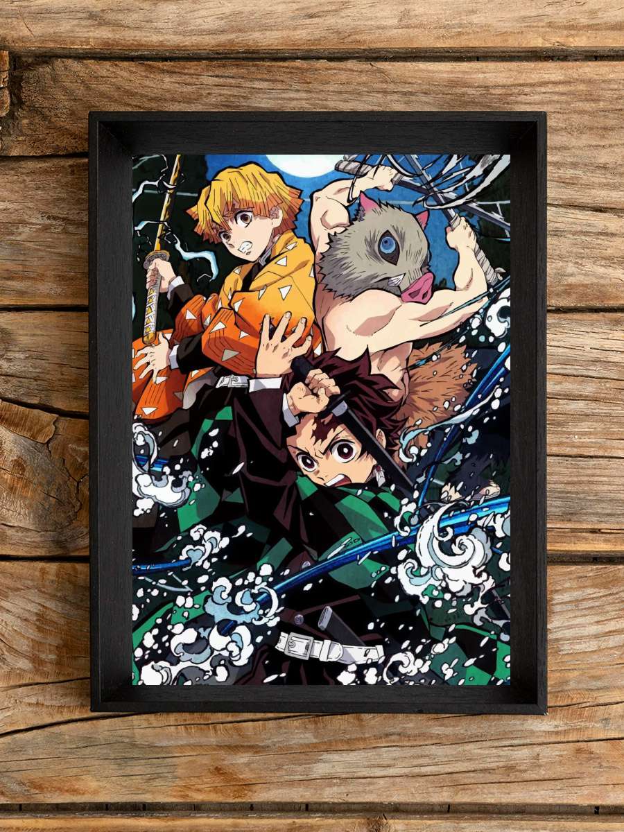 Demon Slayer Anime Poster Çerçevesiz Yüksek Kalite Anime Duvar Poster