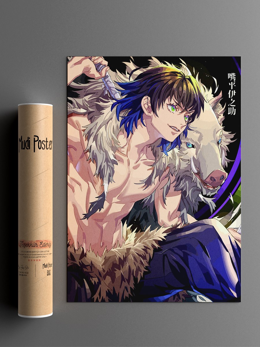 Demon Slayer Anime Poster Çerçevesiz Yüksek Kalite Anime Duvar Poster