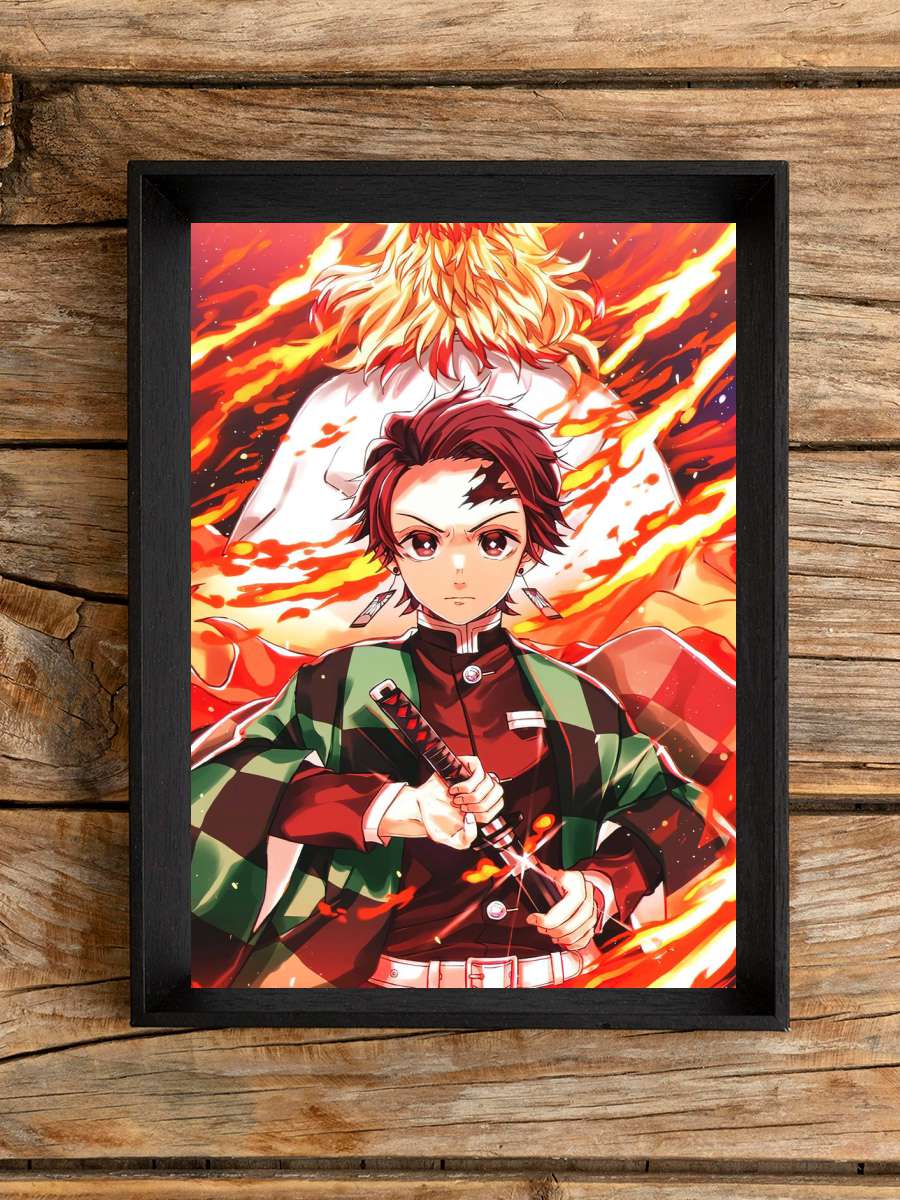 Demon Slayer Anime Poster Çerçevesiz Yüksek Kalite Anime Duvar Poster