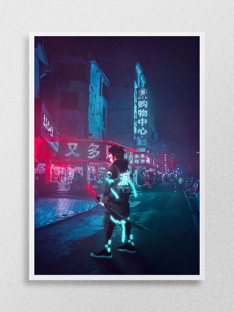 Demon Slayer Anime Poster Çerçevesiz Yüksek Kalite Anime Duvar Poster