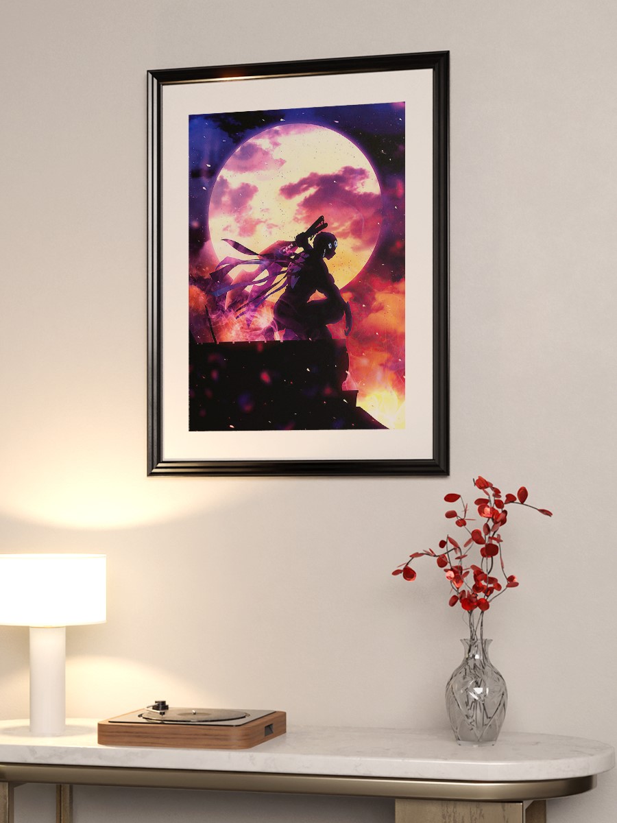 Demon Slayer Anime Poster Çerçevesiz Yüksek Kalite Anime Duvar Poster