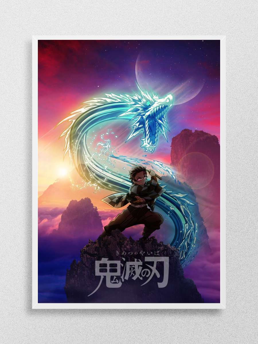 Demon Slayer Anime Poster Çerçevesiz Yüksek Kalite Anime Duvar Poster