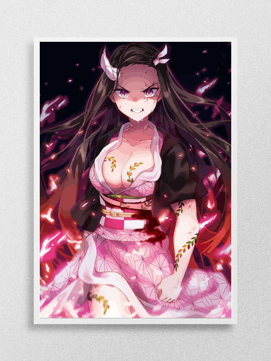 demon slayer Anime Poster Çerçevesiz Yüksek Kalite Anime Duvar Poster