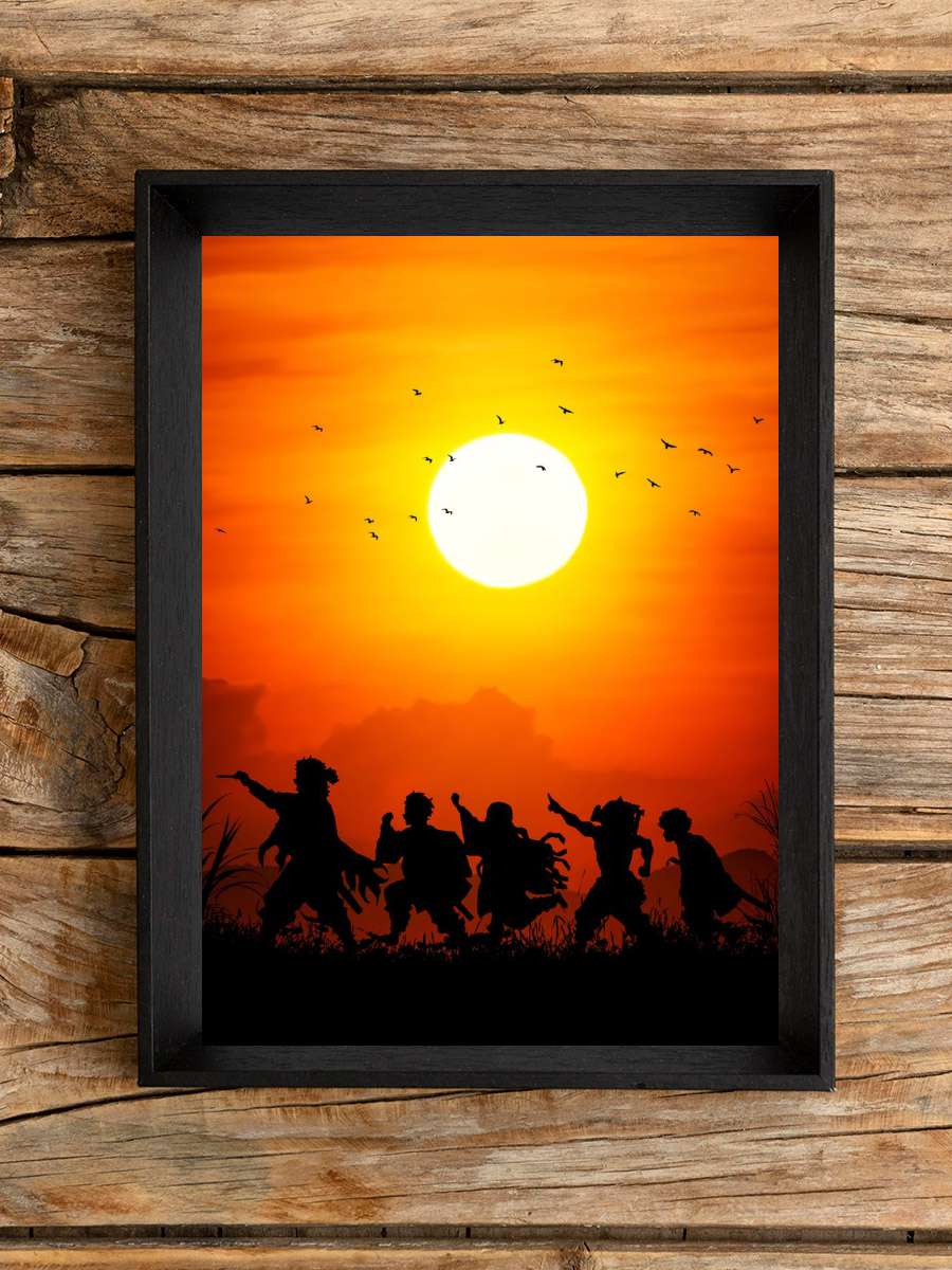 demon slayer Anime Poster Çerçevesiz Yüksek Kalite Anime Duvar Poster