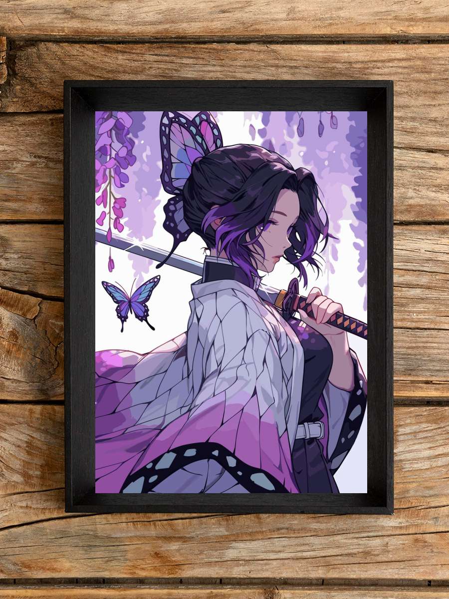 Demon Slayer Shinobu Kocho Anime Poster Çerçevesiz Yüksek Kalite Anime Duvar Poster