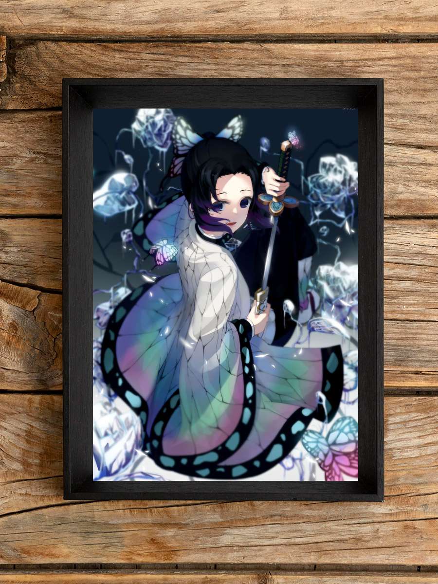 Demon Slayer Shinobu Anime Poster Çerçevesiz Yüksek Kalite Anime Duvar Poster