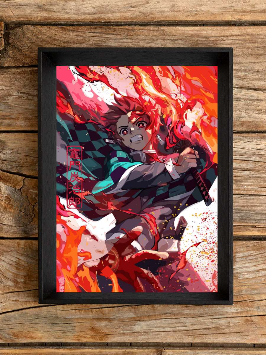 Demon slayer tanjiro Anime Poster Çerçevesiz Yüksek Kalite Anime Duvar Poster