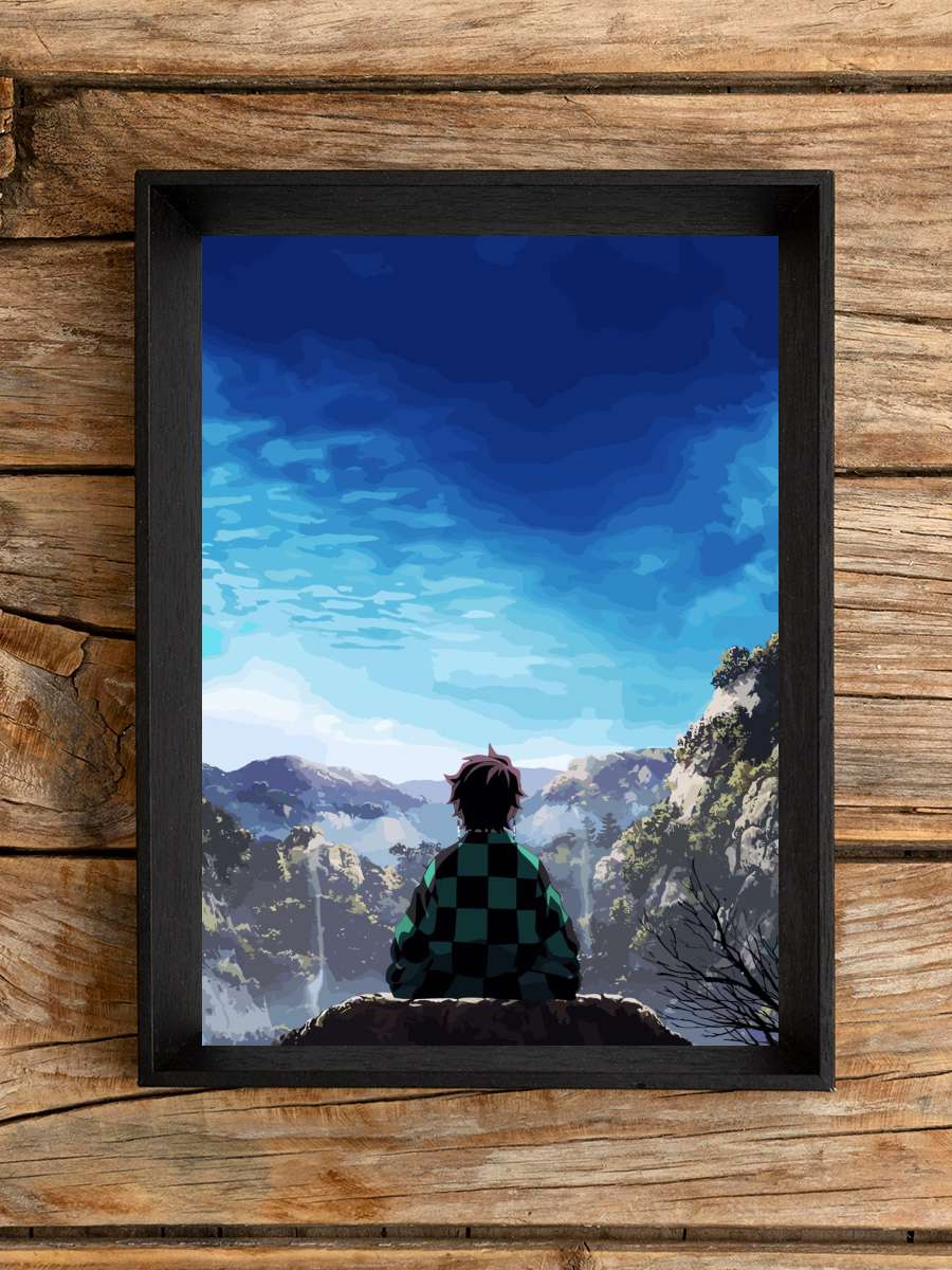 Demon Slayer tanjiro Anime Poster Çerçevesiz Yüksek Kalite Anime Duvar Poster