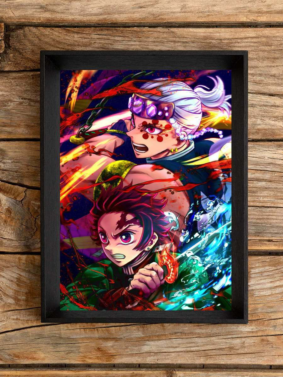 demon slayer uzui tengen Anime Poster Çerçevesiz Yüksek Kalite Anime Duvar Poster