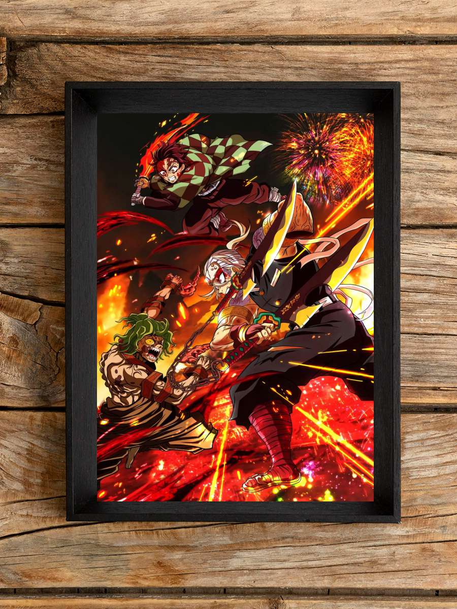 demon slayer uzui tengen Anime Poster Çerçevesiz Yüksek Kalite Anime Duvar Poster
