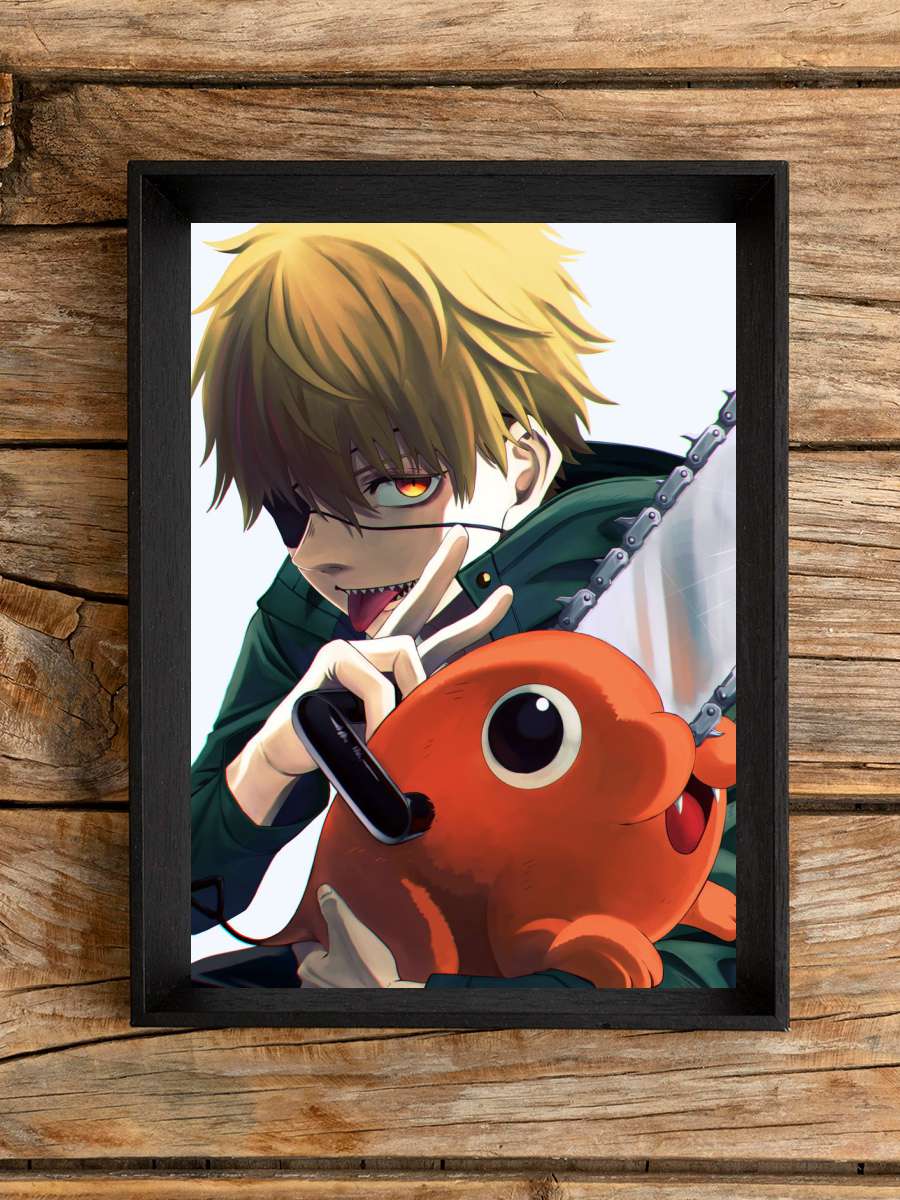 Denji Chainsaw Man Anime Poster Çerçevesiz Yüksek Kalite Anime Duvar Poster