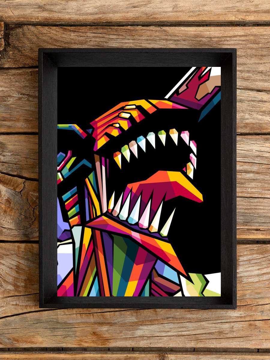 Denji Chainsaw Man WPAP Anime Poster Çerçevesiz Yüksek Kalite Anime Duvar Poster
