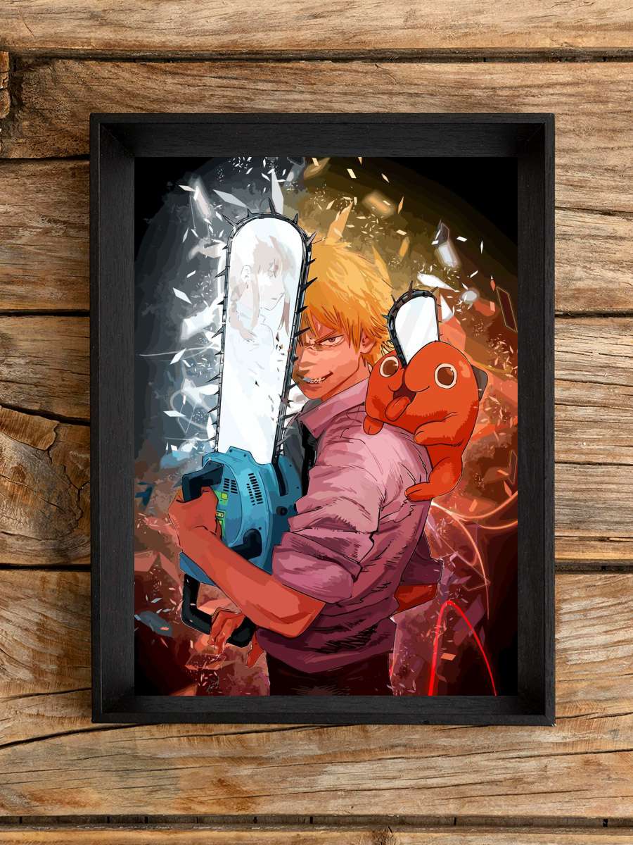 Denji x pochita Anime Poster Çerçevesiz Yüksek Kalite Anime Duvar Poster
