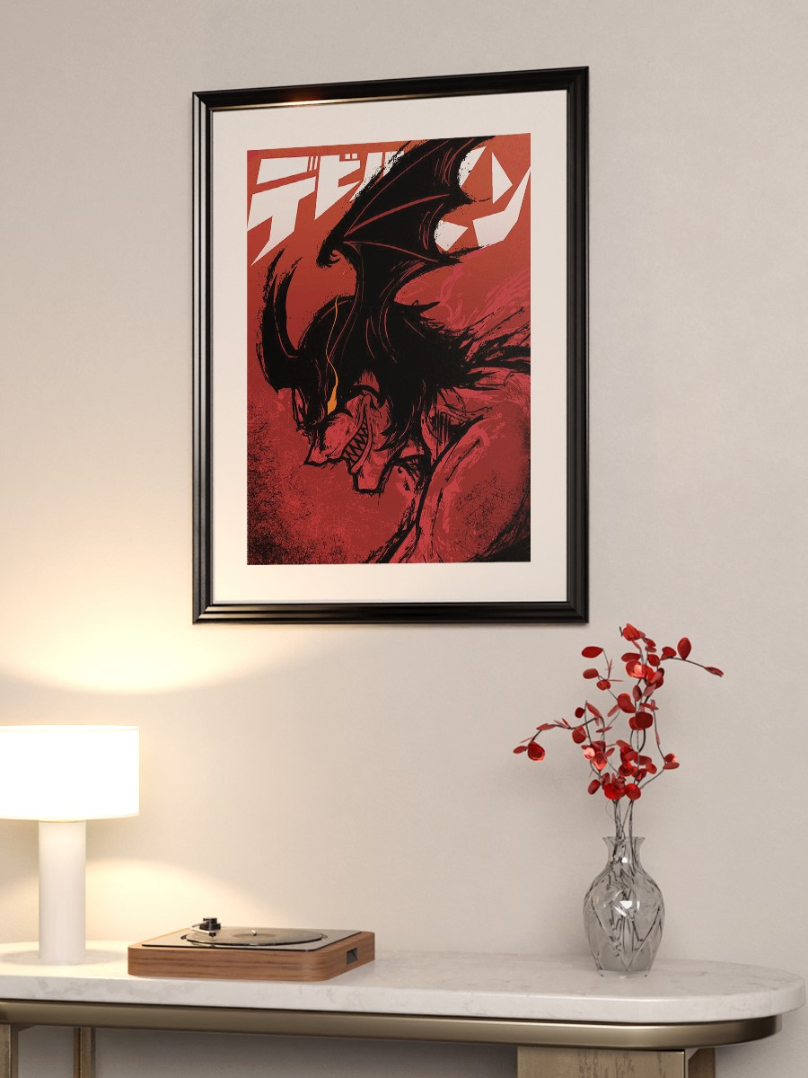 Devilman CryBaby Anime Poster Çerçevesiz Yüksek Kalite Anime Duvar Poster