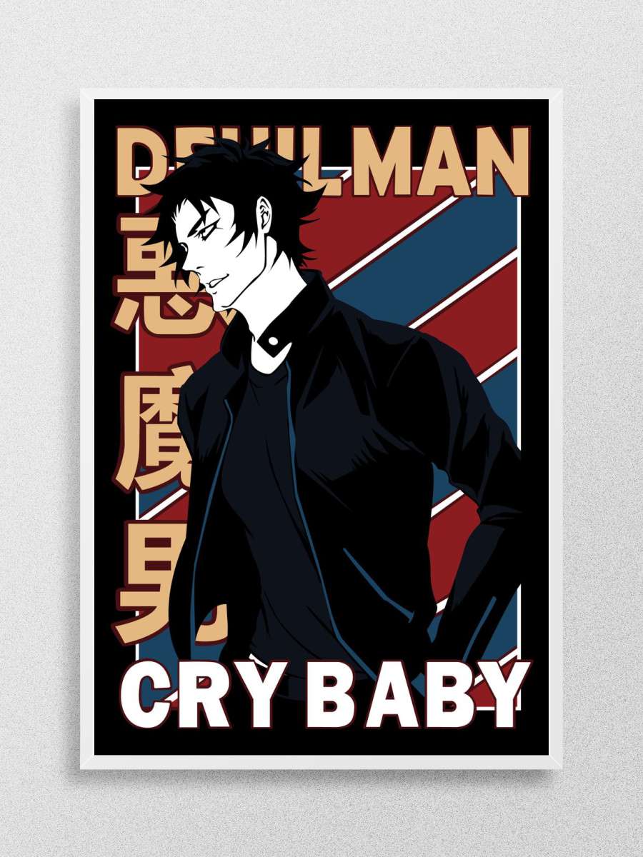 Devilman Crybaby Anime Poster Çerçevesiz Yüksek Kalite Anime Duvar Poster