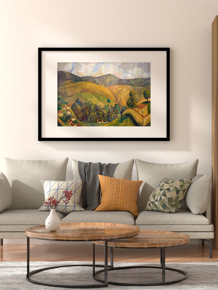 Diego Rivera Landscape Tablo Sanatsal Ünlü Ressam Poster Çerçevesiz Yüksek Kalite Poster