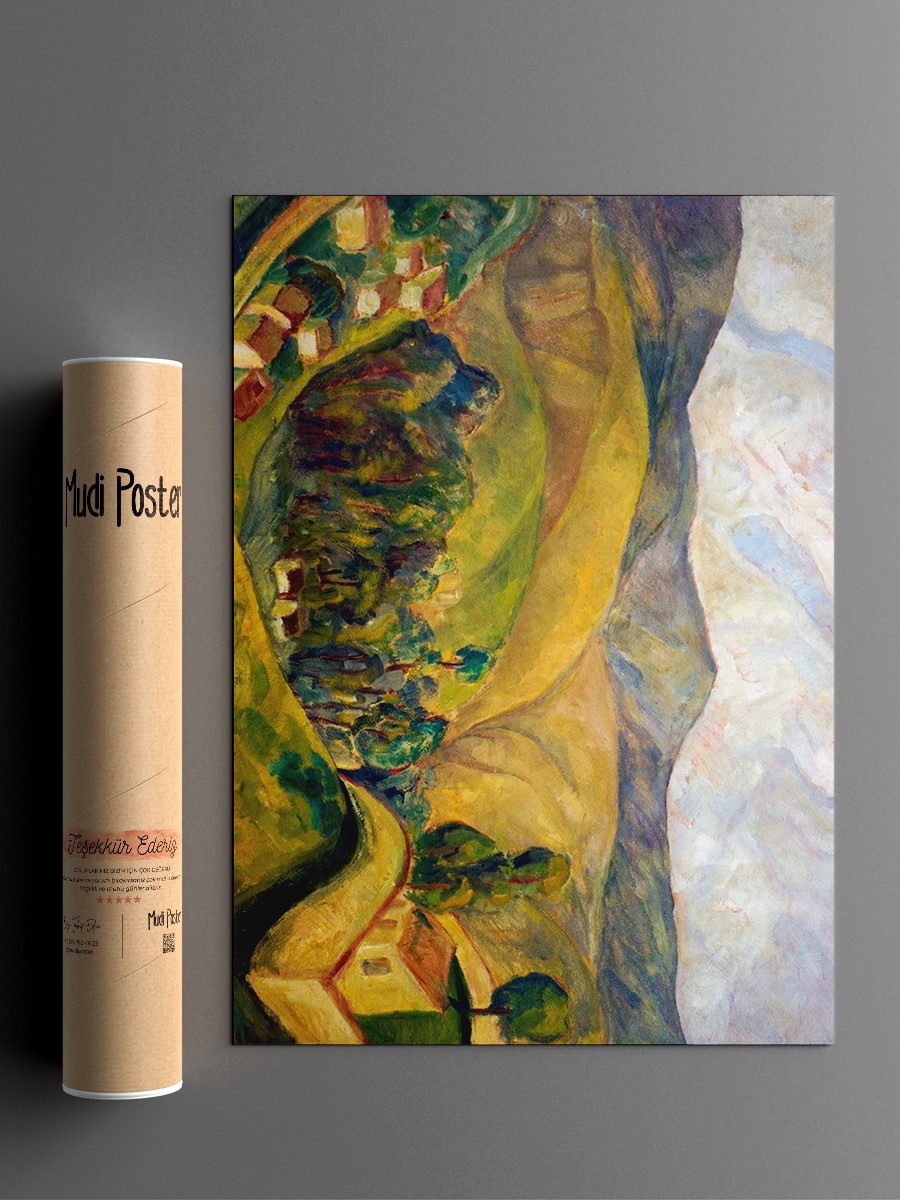 Diego Rivera Landscape Tablo Sanatsal Ünlü Ressam Poster Çerçevesiz Yüksek Kalite Poster