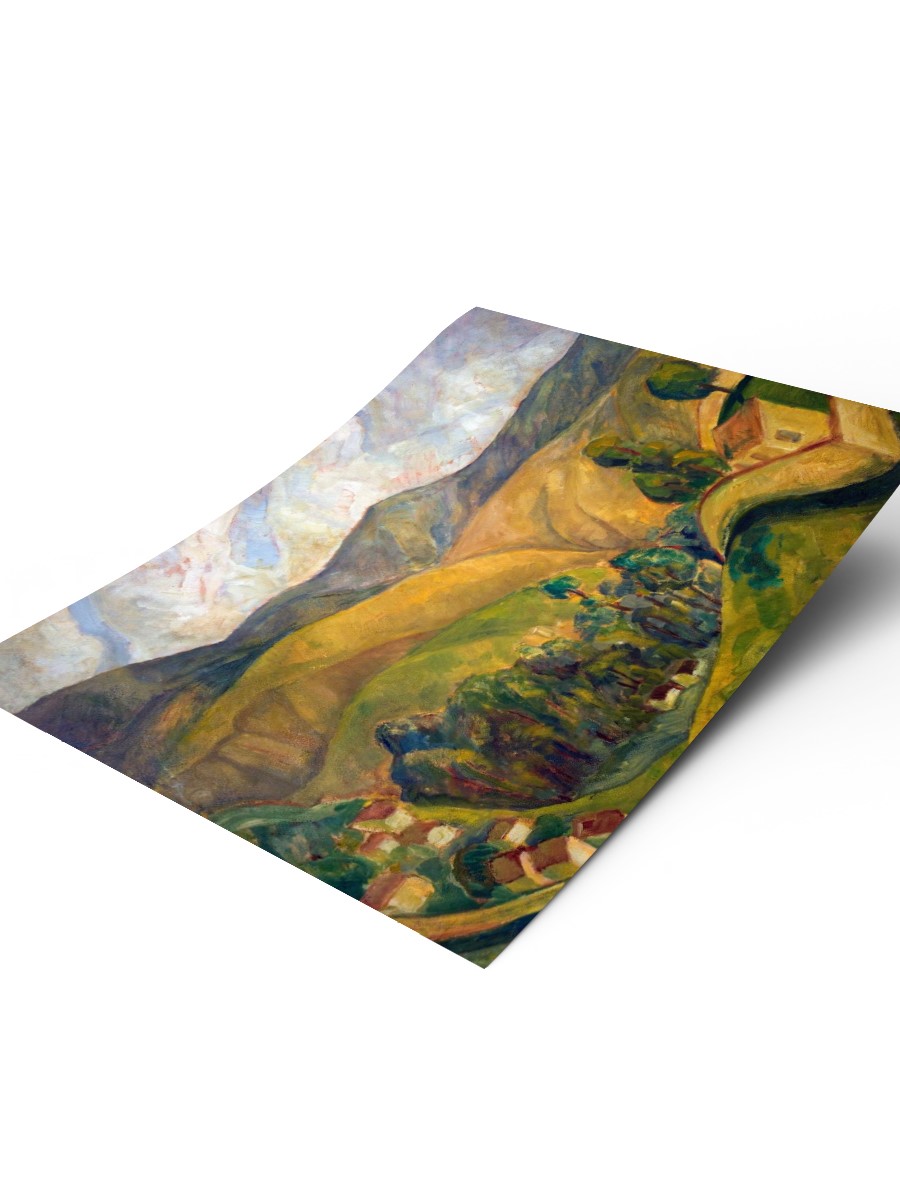 Diego Rivera Landscape Tablo Sanatsal Ünlü Ressam Poster Çerçevesiz Yüksek Kalite Poster