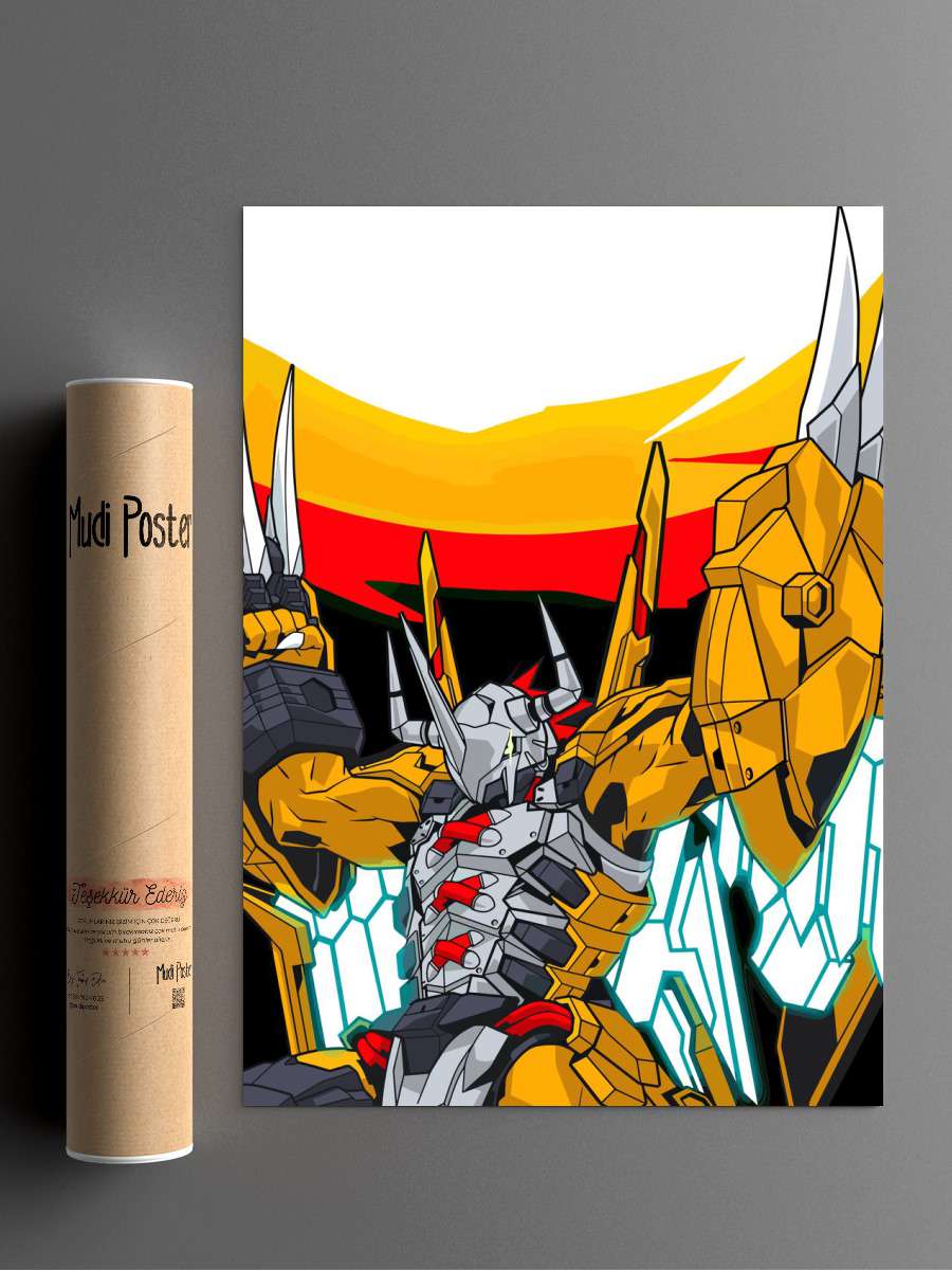 Digimon Adventure Anime Poster Çerçevesiz Yüksek Kalite Anime Duvar Poster