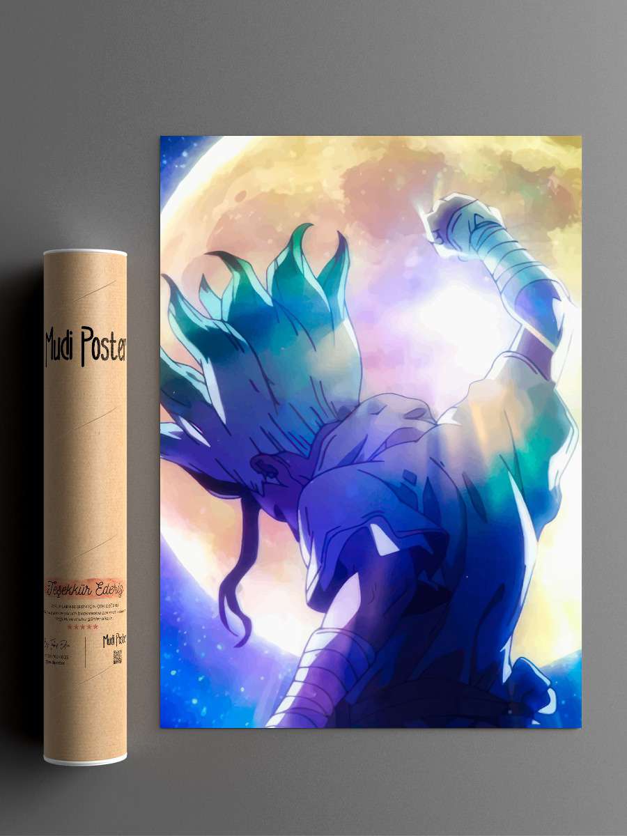 doctor stone Anime Poster Çerçevesiz Yüksek Kalite Anime Duvar Poster