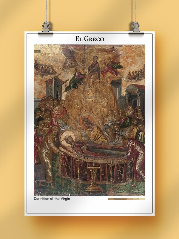 El Greco Dormition of the Virgin Poster