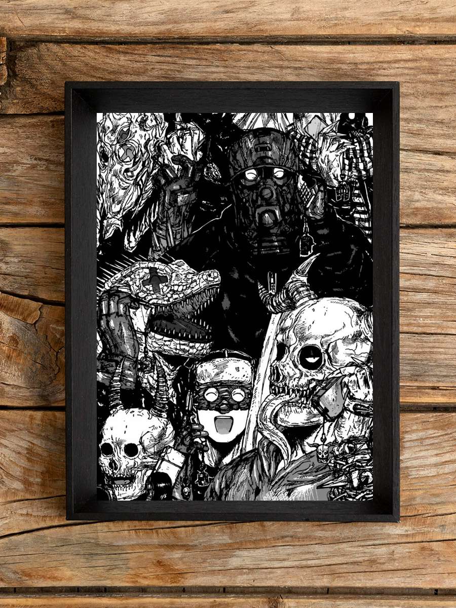 Dorohedoro Anime Poster Çerçevesiz Yüksek Kalite Anime Duvar Poster