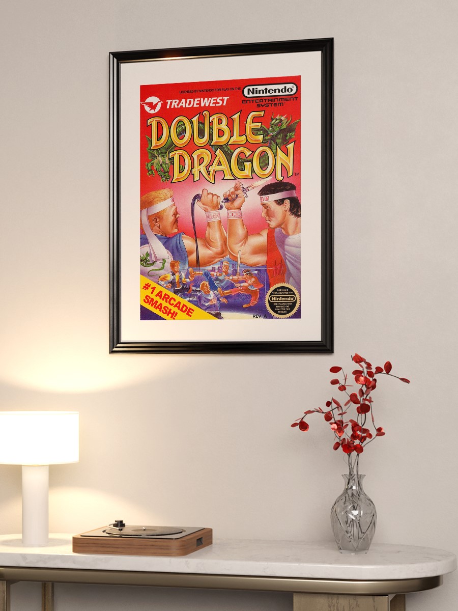 double dragon nes Anime Poster Çerçevesiz Yüksek Kalite Anime Duvar Poster