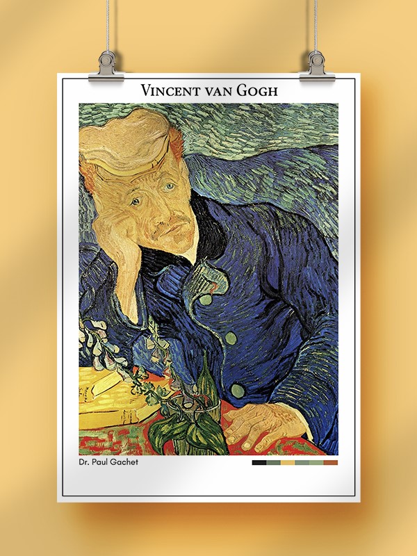 Vincent van Gogh Dr. Paul Gachet Poster