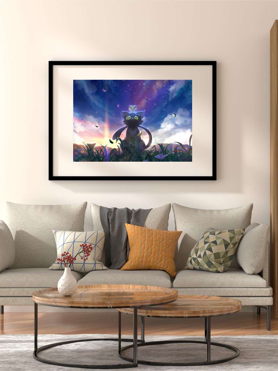 Dream World Anime Poster Çerçevesiz Yüksek Kalite Anime Duvar Poster