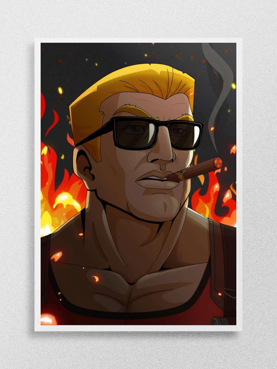 DUKE NUKEM Anime Poster Çerçevesiz Yüksek Kalite Anime Duvar Poster