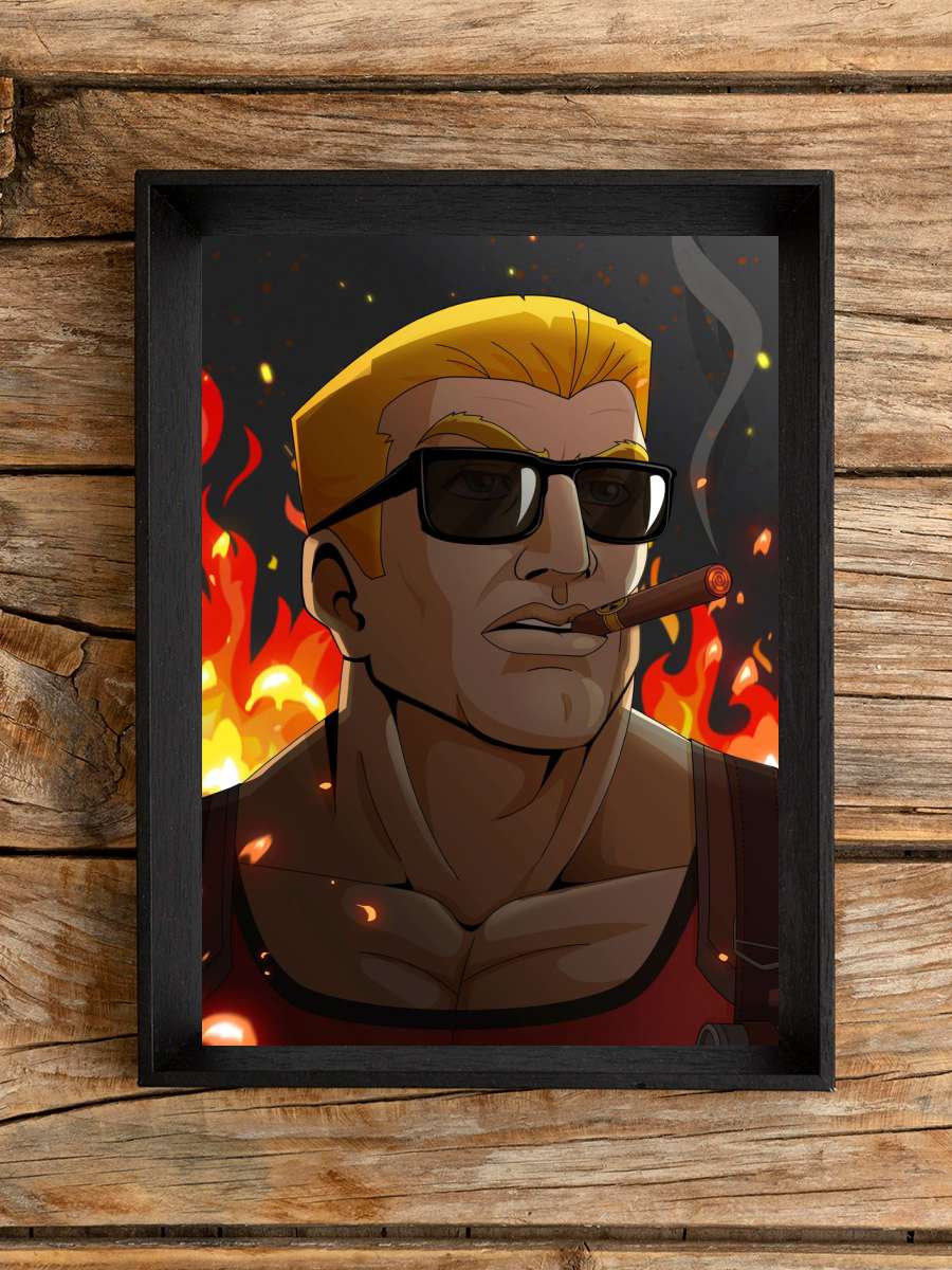 DUKE NUKEM Anime Poster Çerçevesiz Yüksek Kalite Anime Duvar Poster